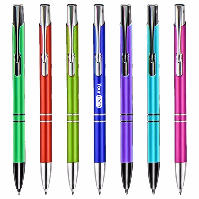 Steel Vibrant Metallic Executive Pen With Custom Branding