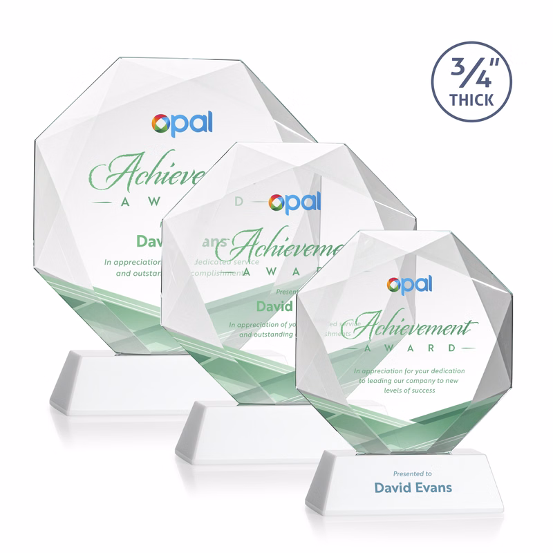 Bradford VividPrint™ Award on Newhaven Base - White
