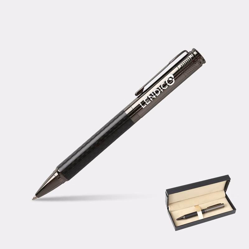 TiTUS® Metal Carbon Fiber Ballpoint Pen Gift Box