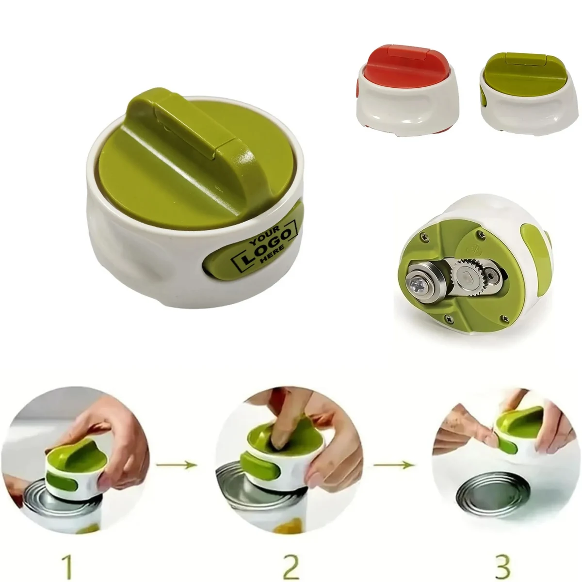 Portable Rotary Safety Can Opener 1