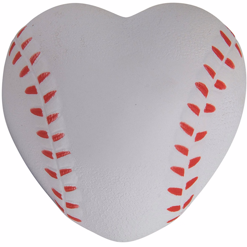 Heart Shaped Baseball Stress Reliever