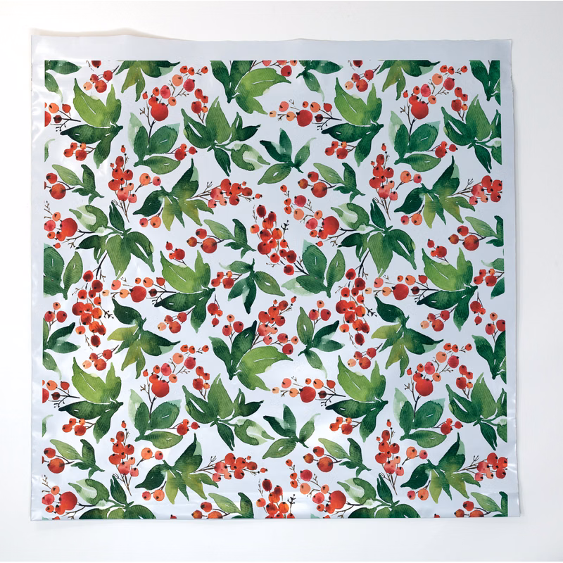 Holly Seasonal Predesigned Poly Mailer (19.75" x 12")