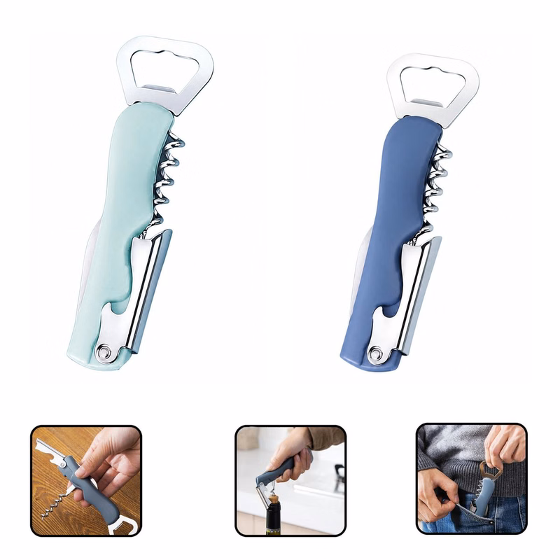 Folding Corkscrew Bottle Opener