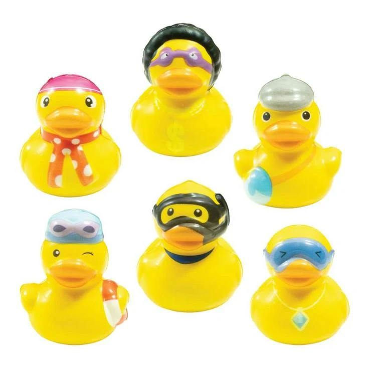 Splash Squad Duck Squishy Toys Assorted - 2" 1
