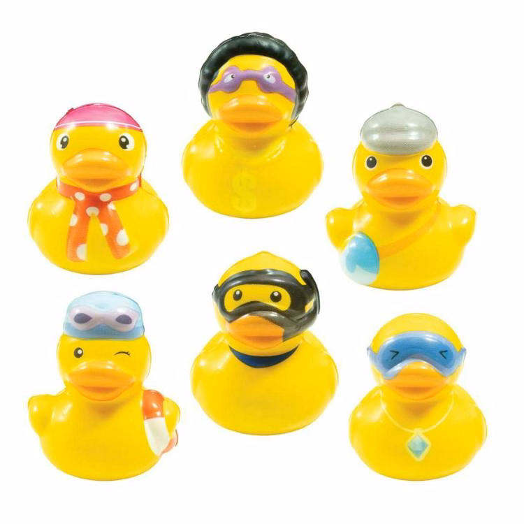 Splash Squad Duck Squishy Toys Assorted - 2"