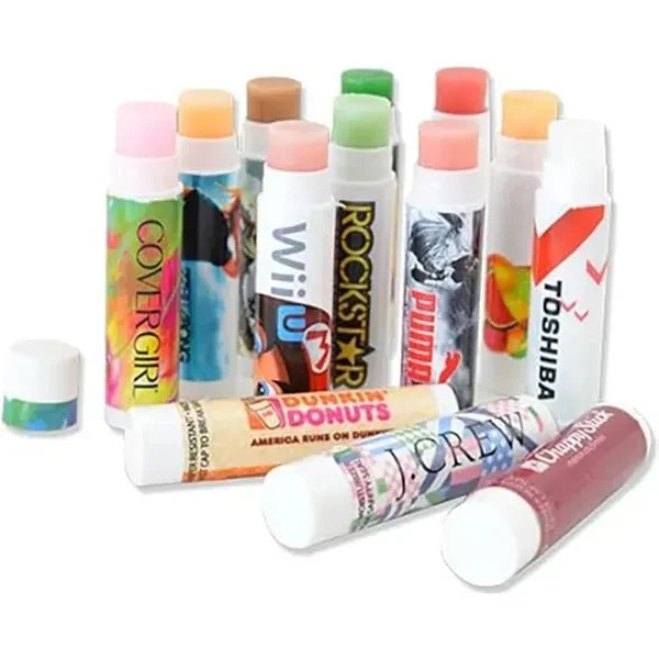 Custom Natural Beeswax & Aloe Vera Lip Balm Tube — Compact Pocket-Sized Wellness Giveaway 1