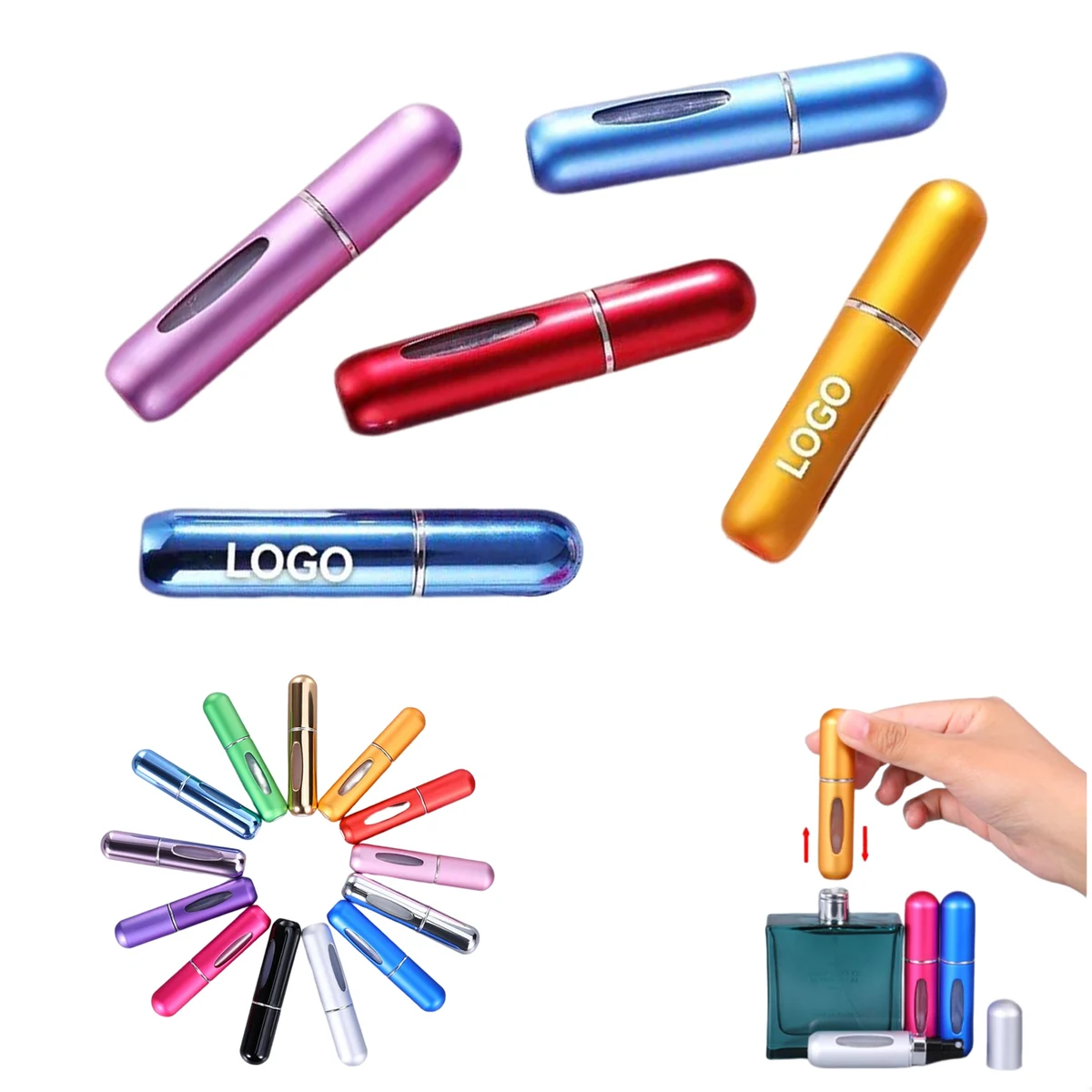 Mini Refillable Liquid Spray Bottle 1