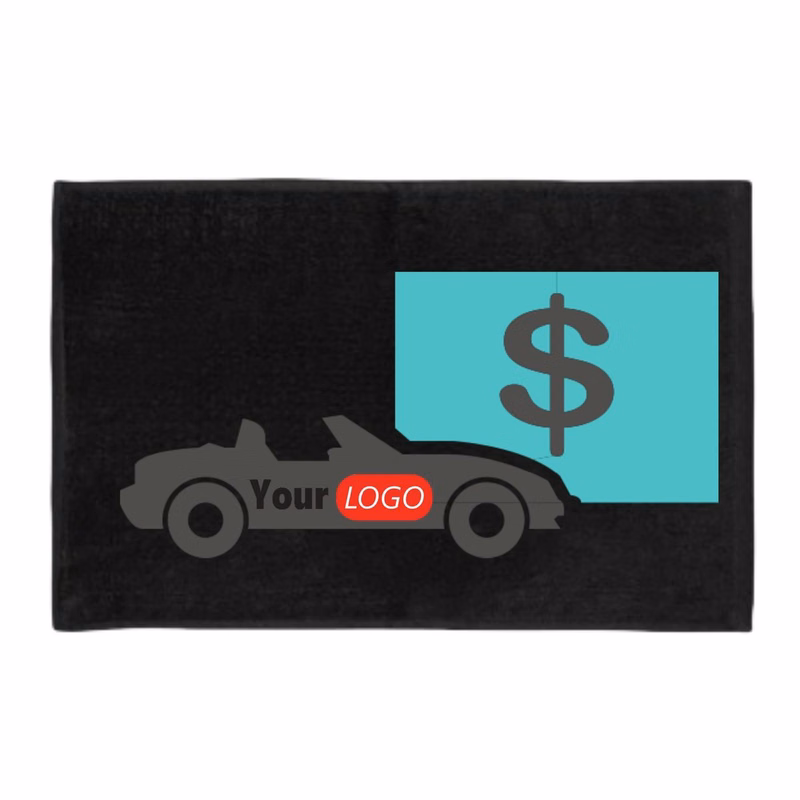 11" x 18" Large Cotton Washcloths 4 Color Print
