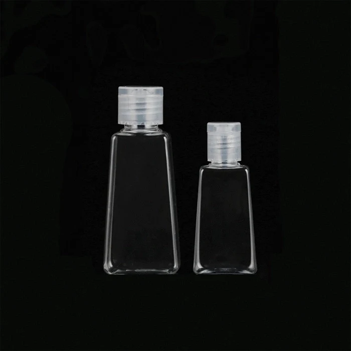Empty Trapezium Hand Sanitizer Bottle 1