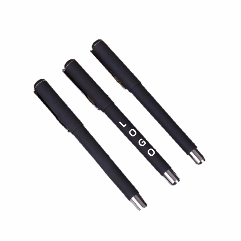 Office Use Advertising Clip Gel Pen