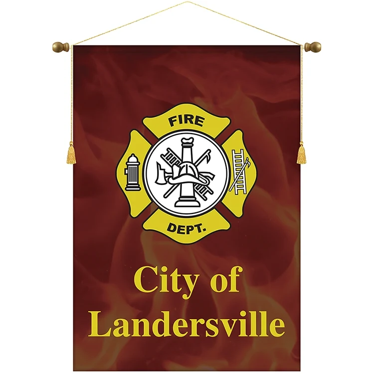 30" x 42" Podium Banner, Straight Cut/ No Fringe 1