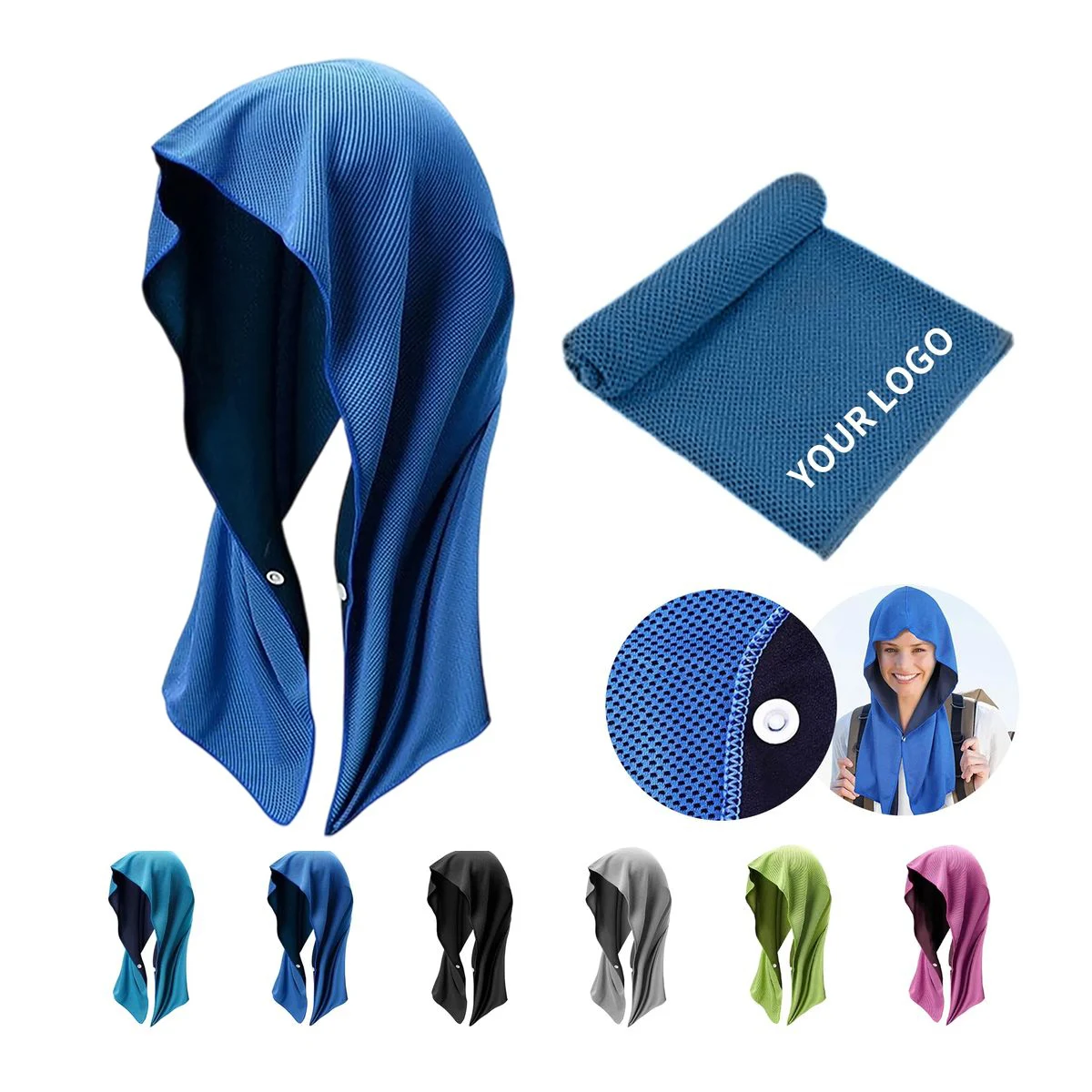 Microfiber Fitness Towel for Heat Relief 1