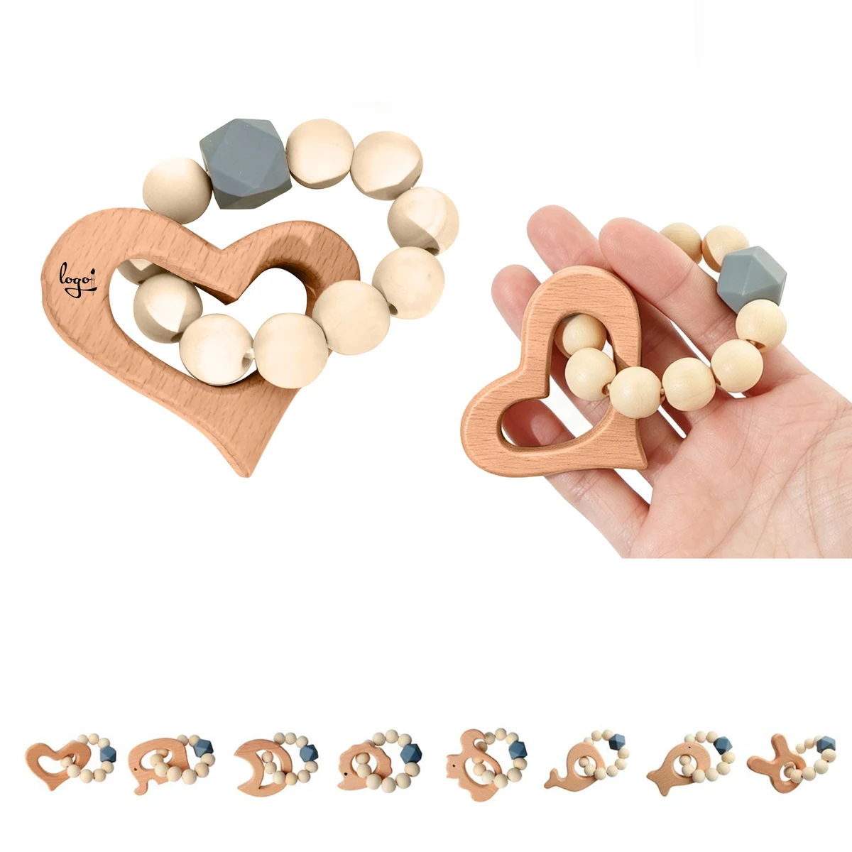 Wooden Infant Teething Jewelry 1