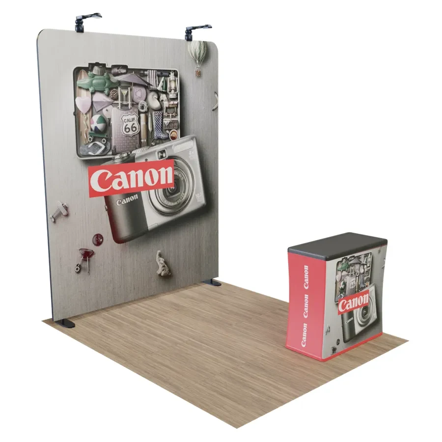 Custom Zip Up Trade Show Display Aluminum Frame 8' x 8' 1