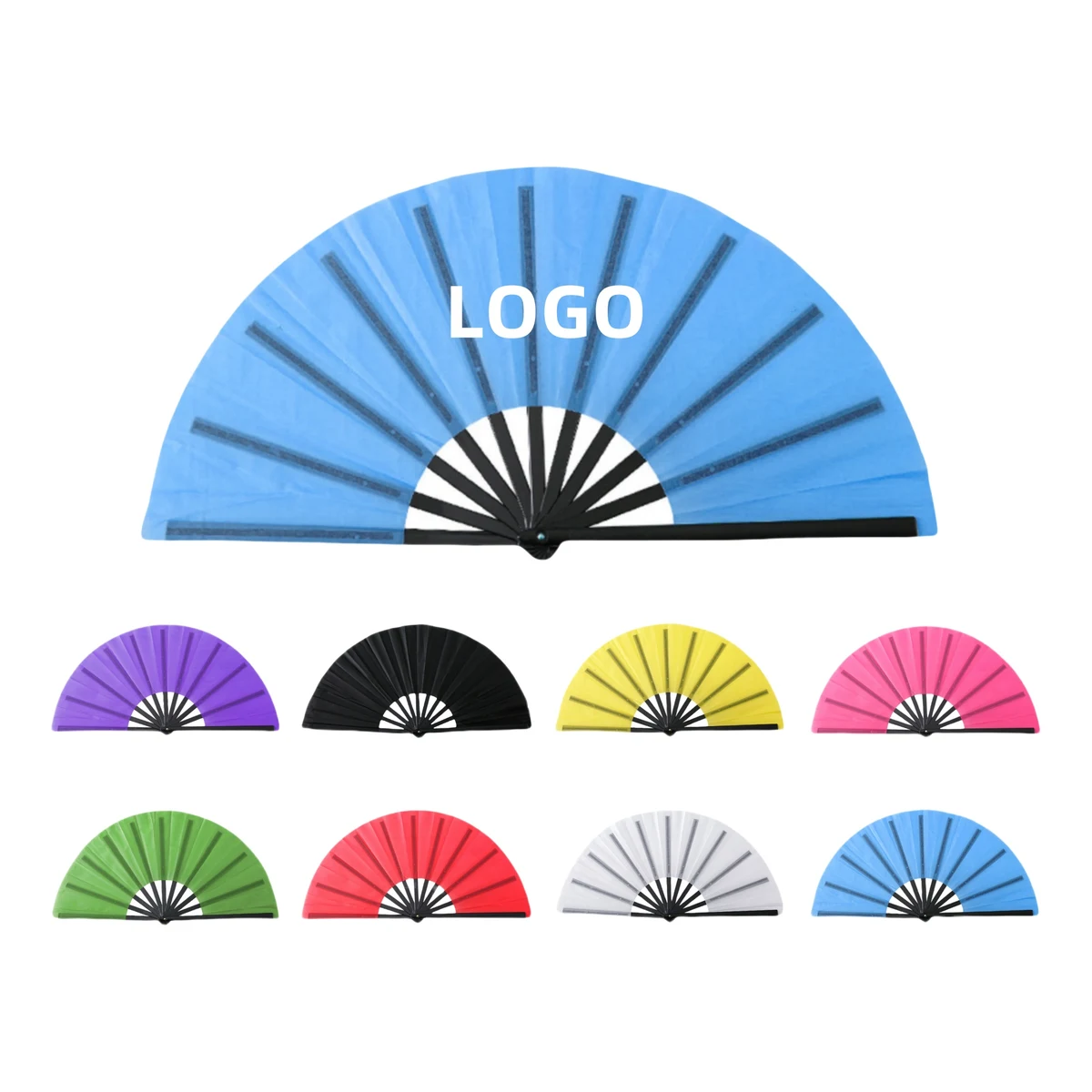 Color Fold Hand Fan 1