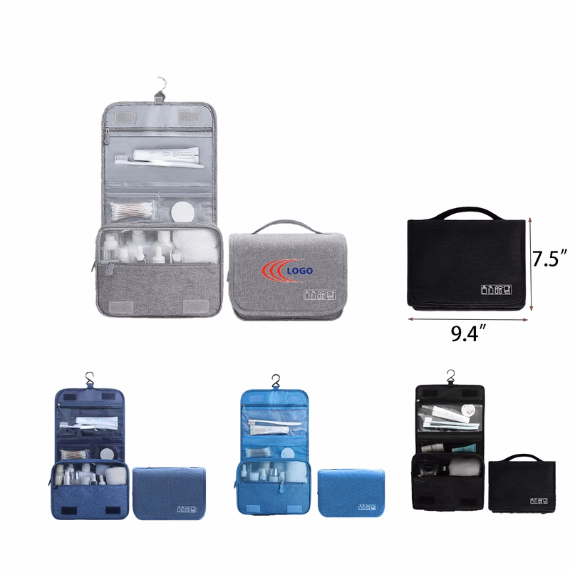 Large Capacity Wet and Dry Separation Cosmetic Bag