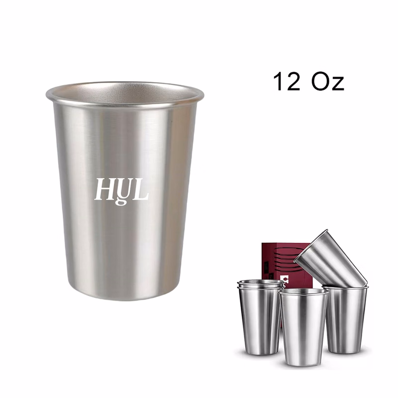 12 Oz Steel Mugs