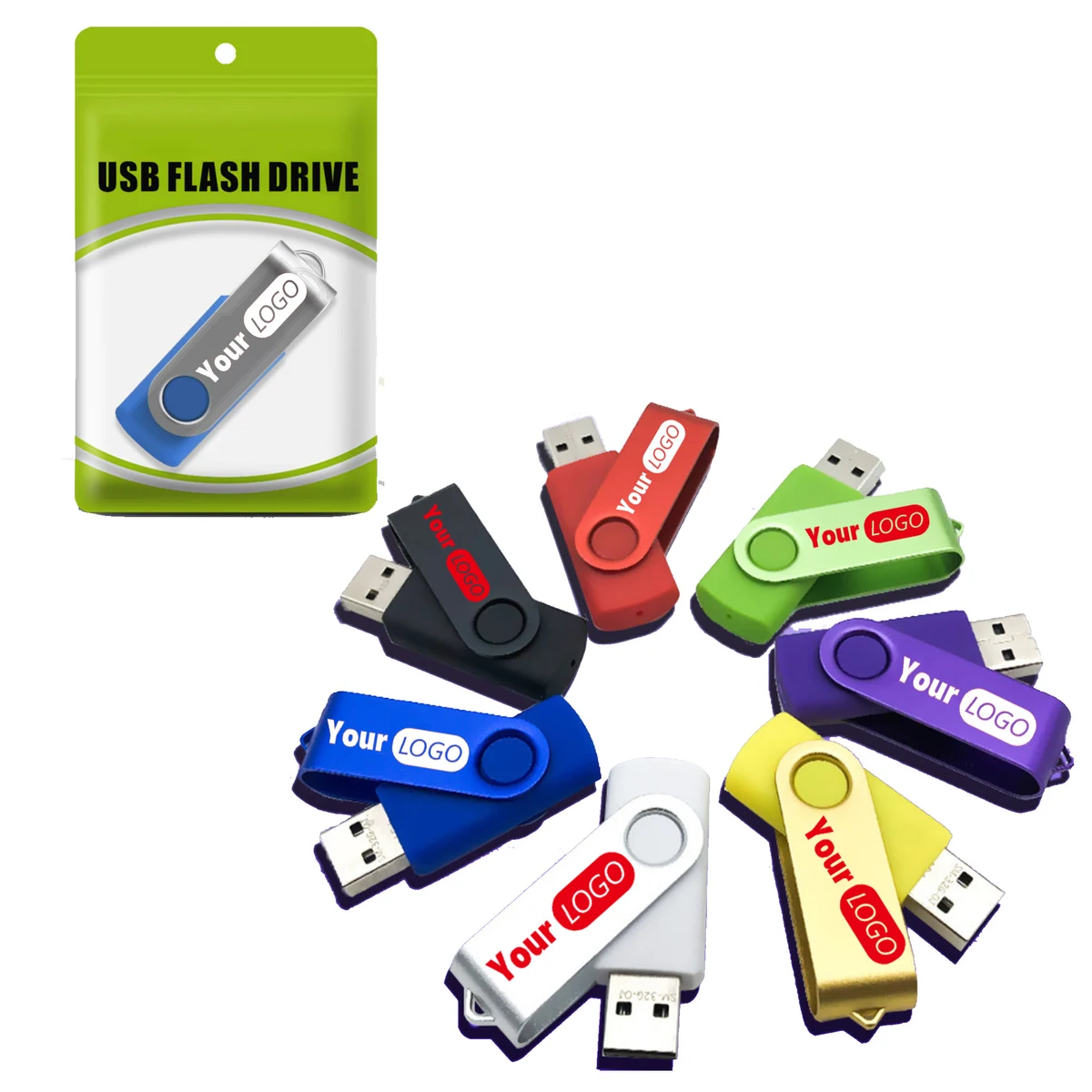 MOQ50 Portable Storage USB Flash Drive 1