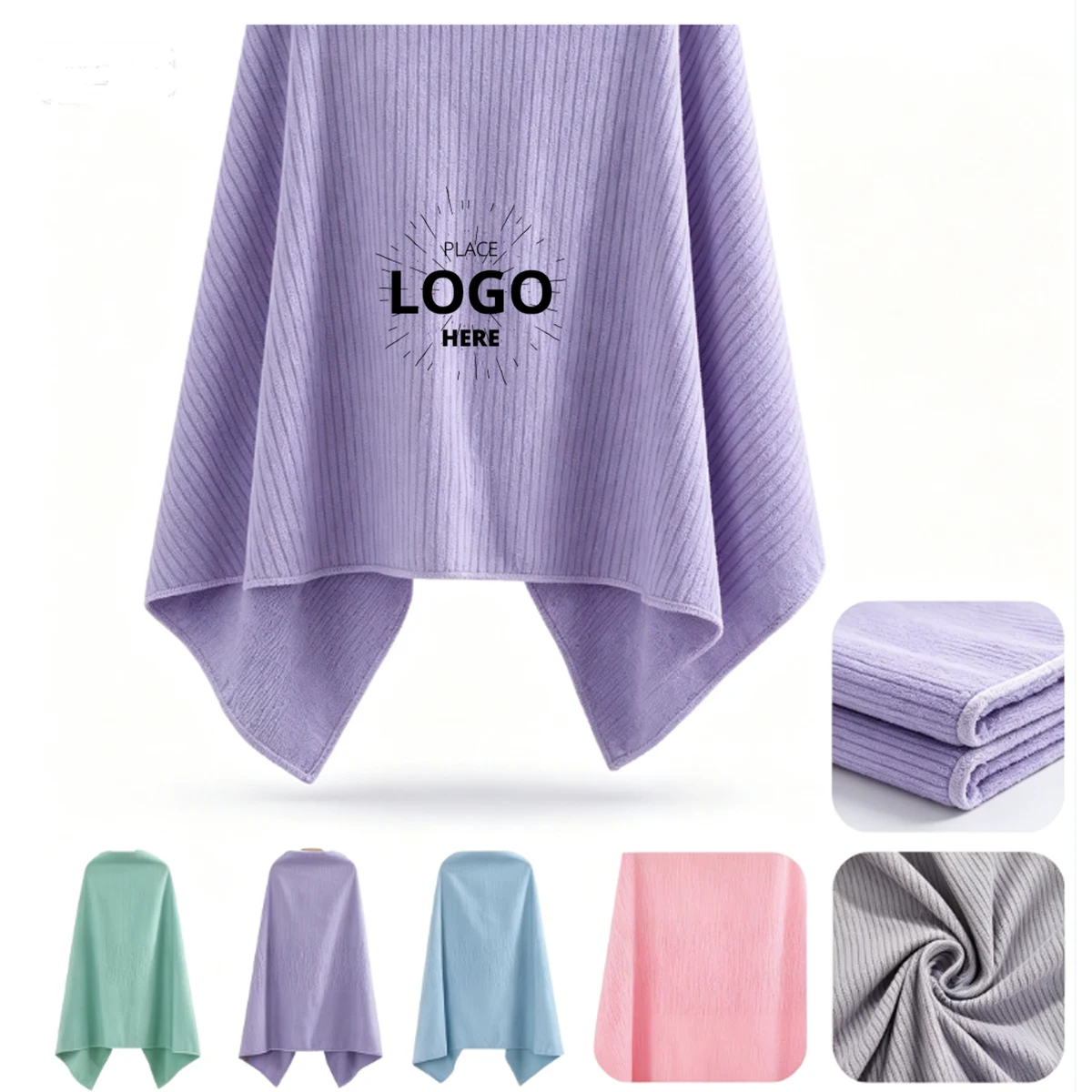 Lightweight Custom Beach Bath Towel 1