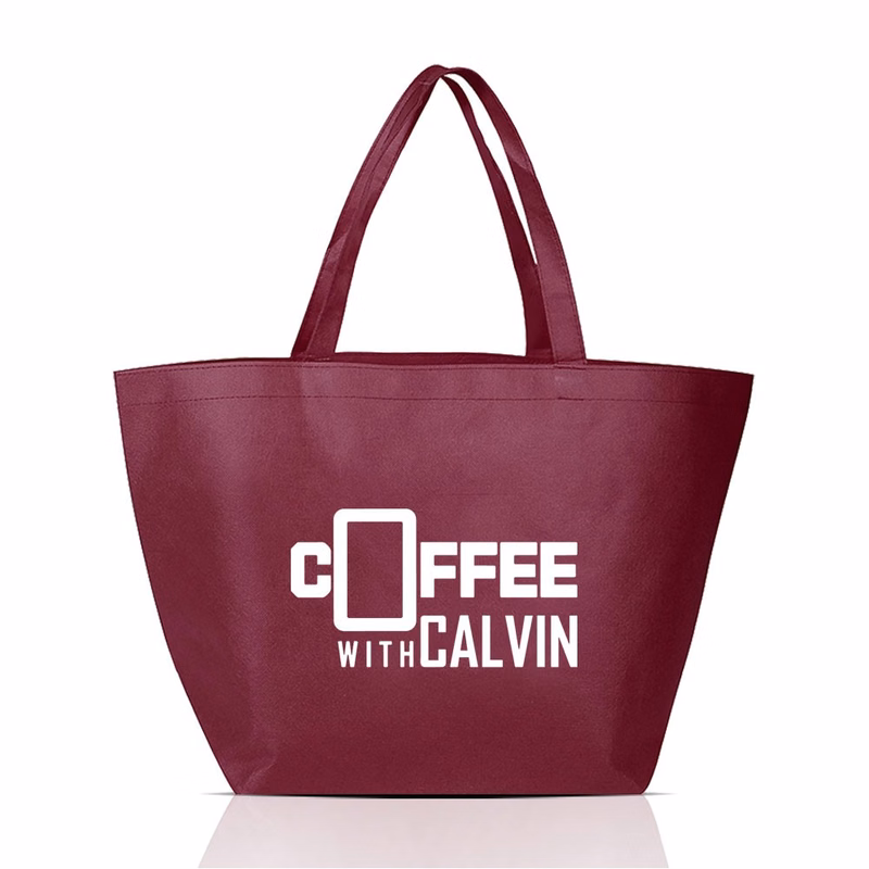 Custom Non Woven Shopper Tote Bag 20" W x 13" H