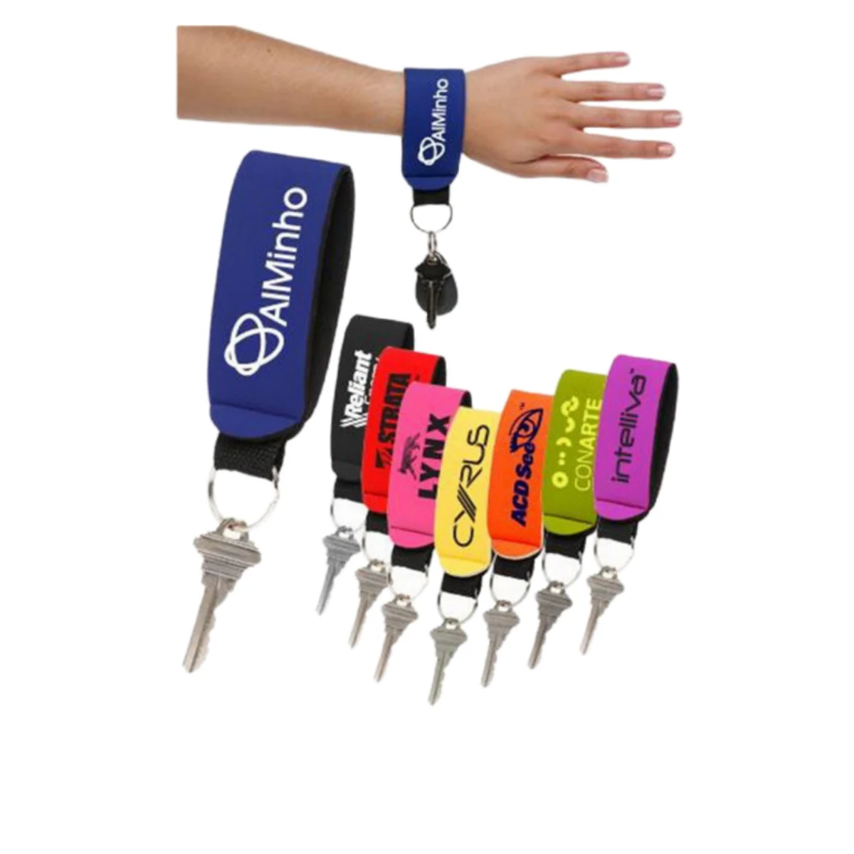 Neoprene Floating Key Ring/Key Chain 1