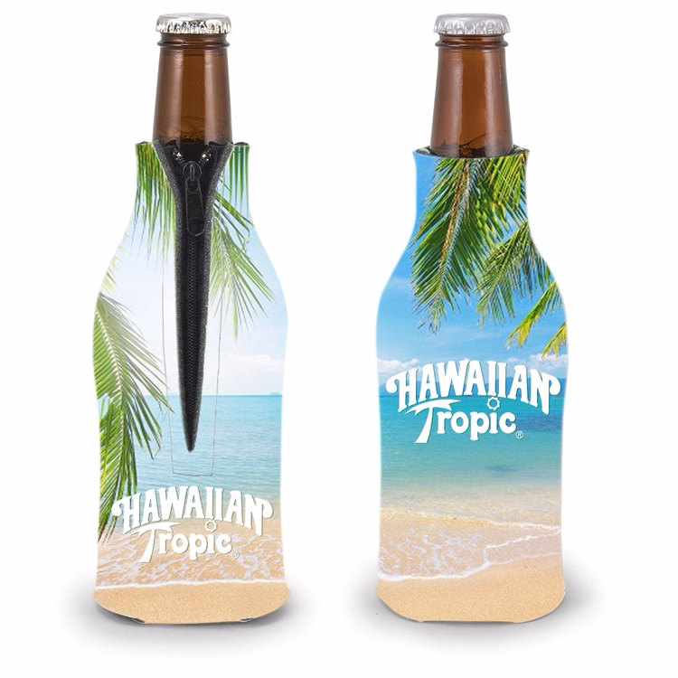 Premium Foam Bottle Insulator with Zipper - Full Color Sublimation
