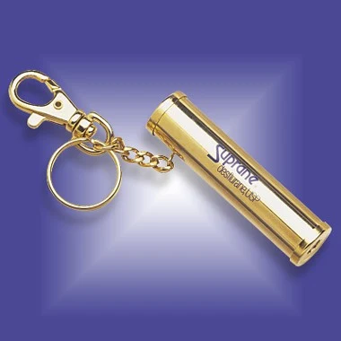 Gold Plated Brass Kaleidoscope Key Ring 1