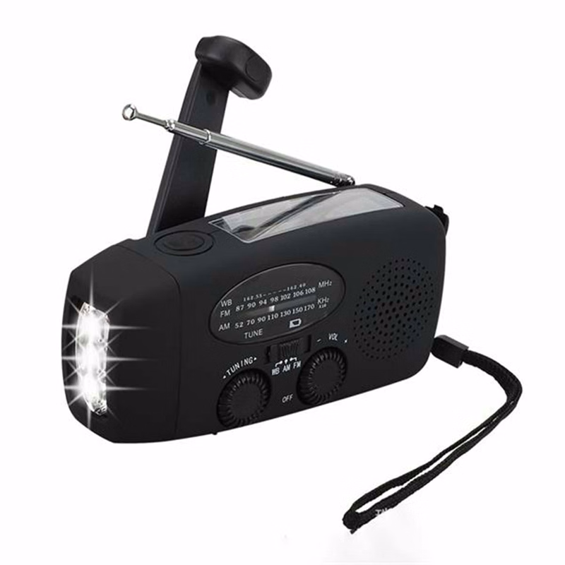 2000Mah Solar Hand Crank Weather Emergency Radio