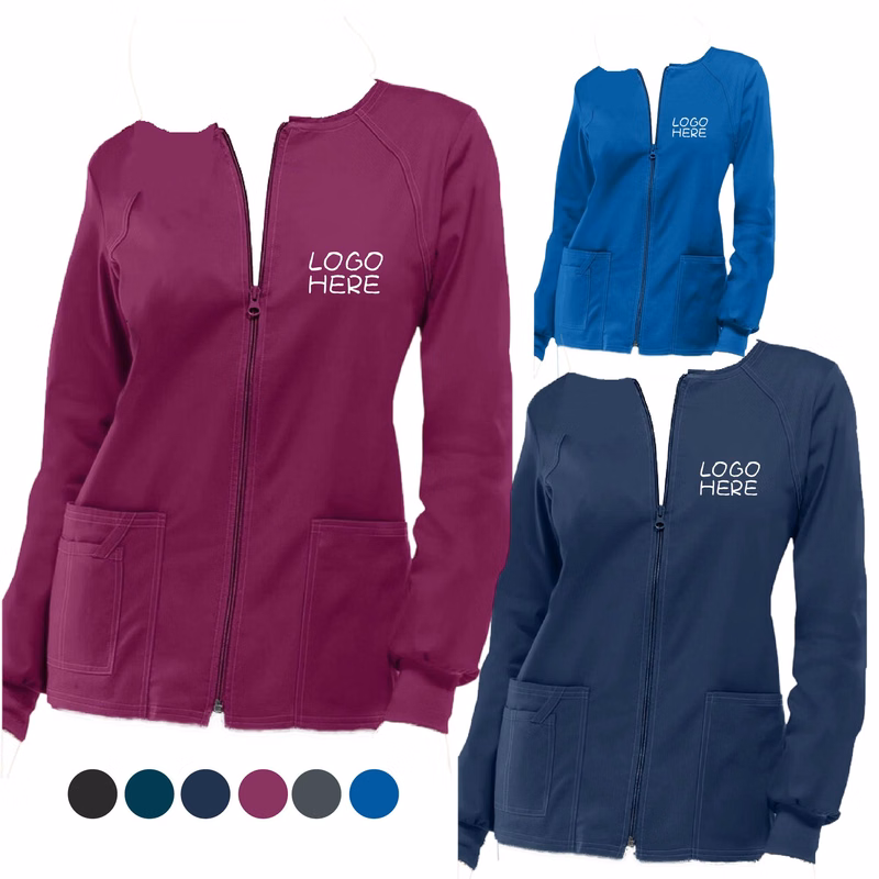 Women's Zip Front Warm Up Uniforms