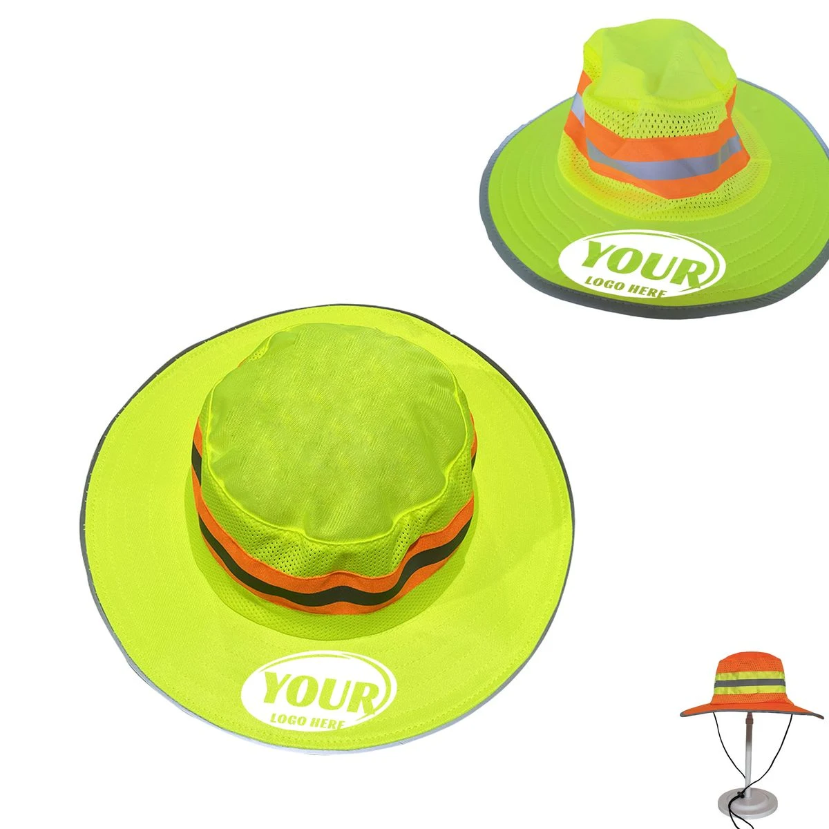 High Visibility Reflective Mesh Ranger Hat 1