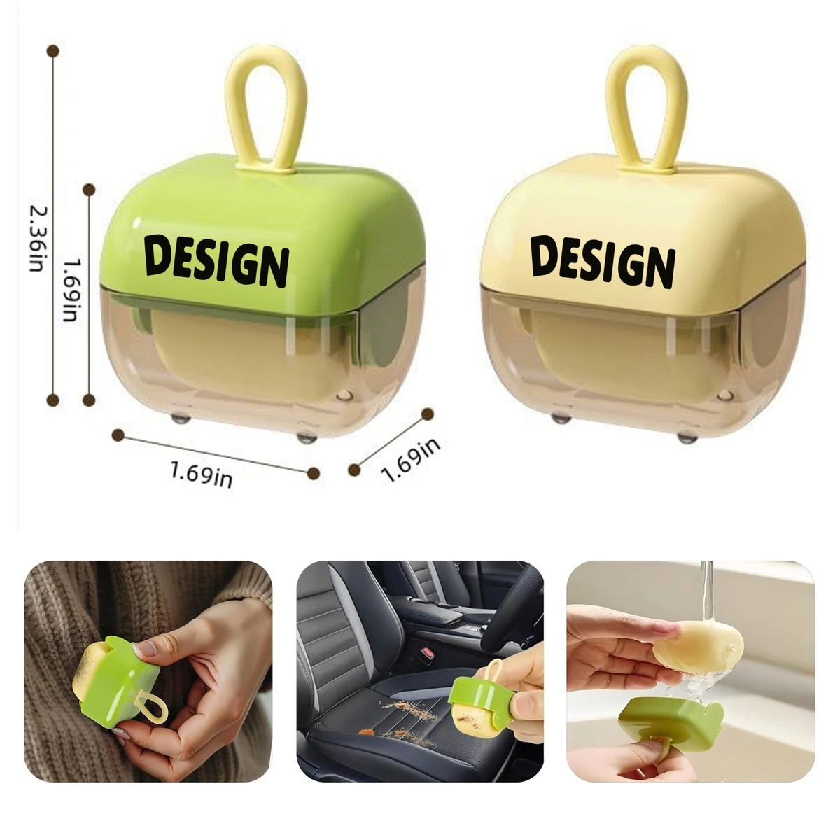 MOQ50 Portable Mini Reusable Lint Roller 1