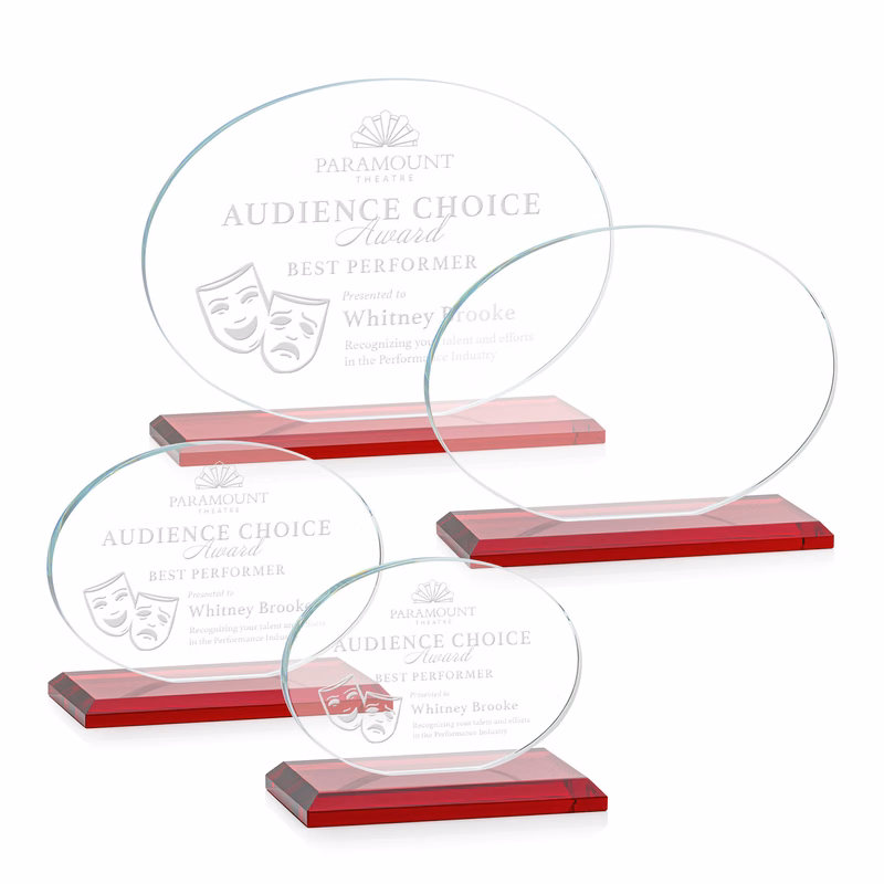 Austin Award (Horiz) - Red
