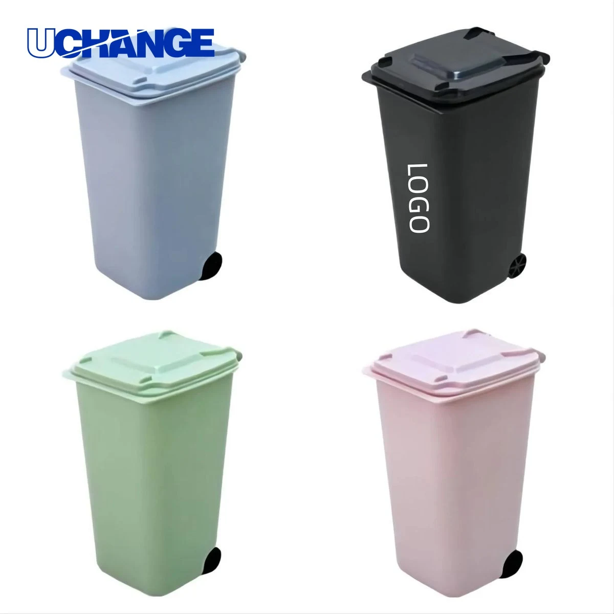 Mini Wheelie Bin Desktop Pen Holder 1