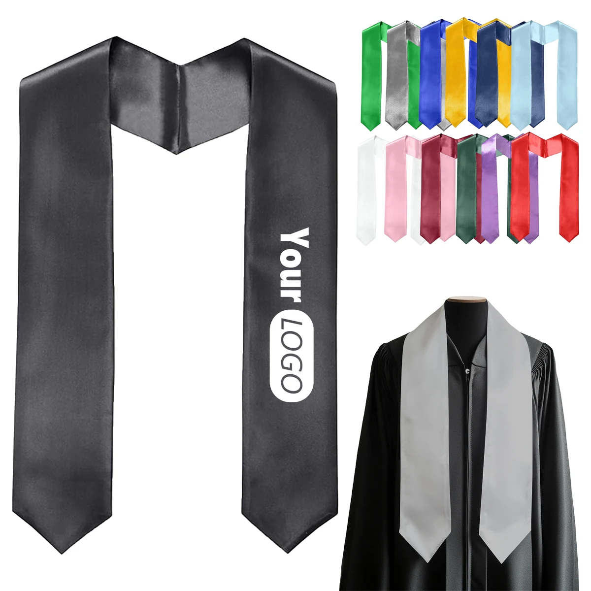 Polyester Graduation Honor Shawl 1