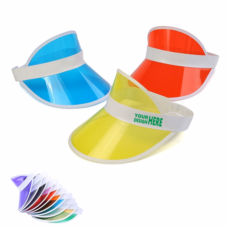 PVC Transparent Sports Visor