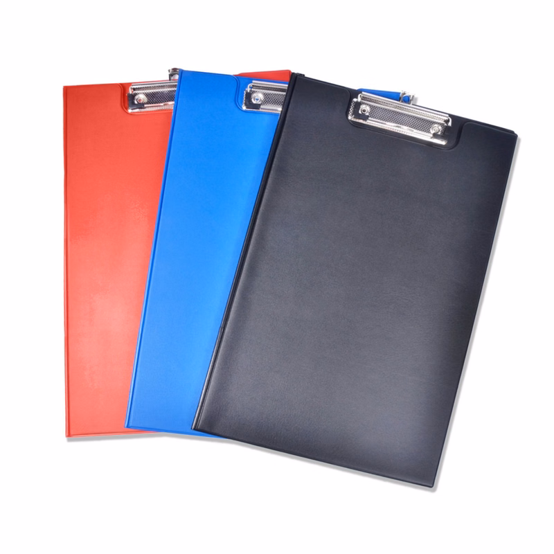 PVC Goatskin Texture Foldable File Folder