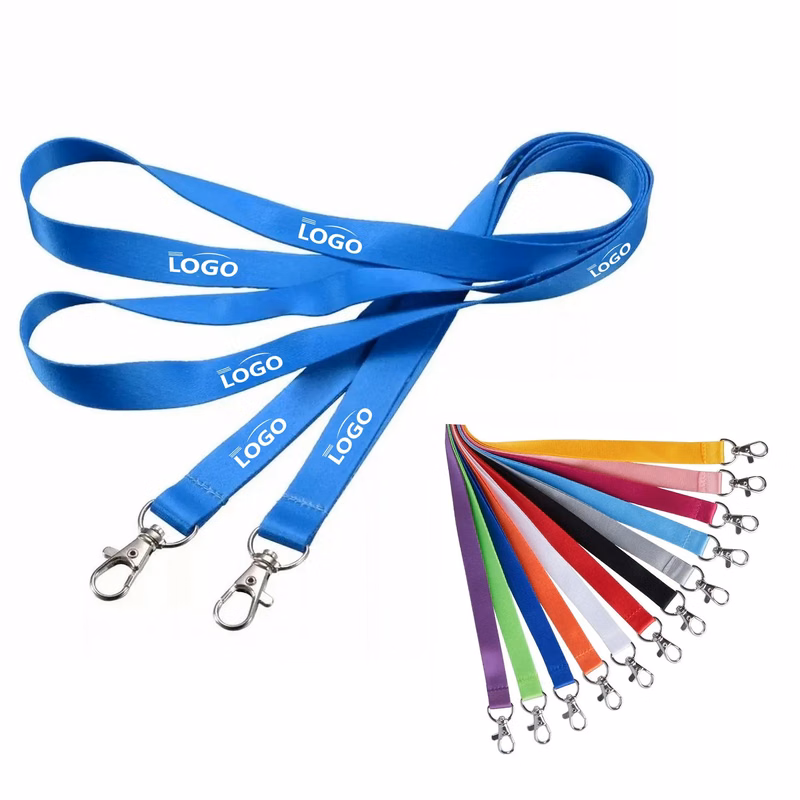 ID Badge Holder Lanyard With Metal Clasp MOQ100