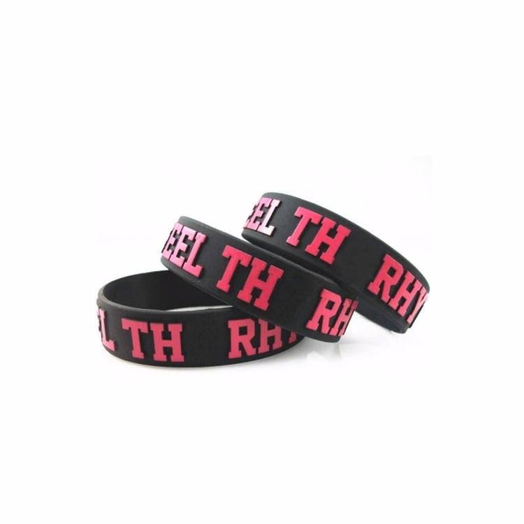 Embossed Silicone Bracelets