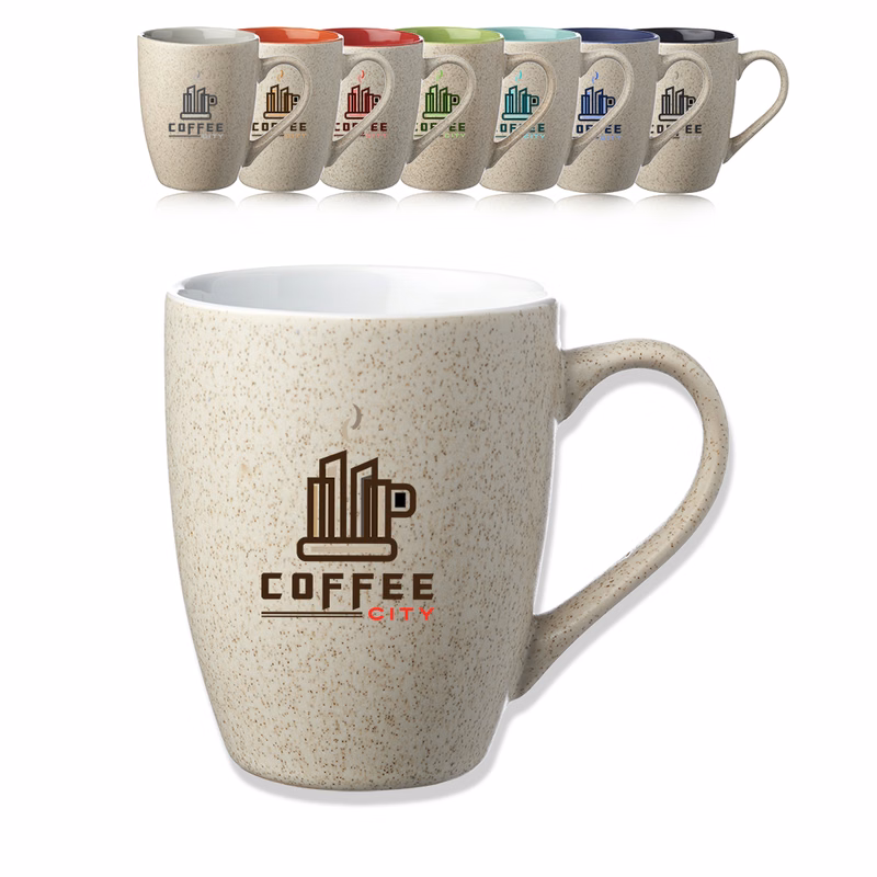 10 oz. Speckled Two Tone Coffee Mug
