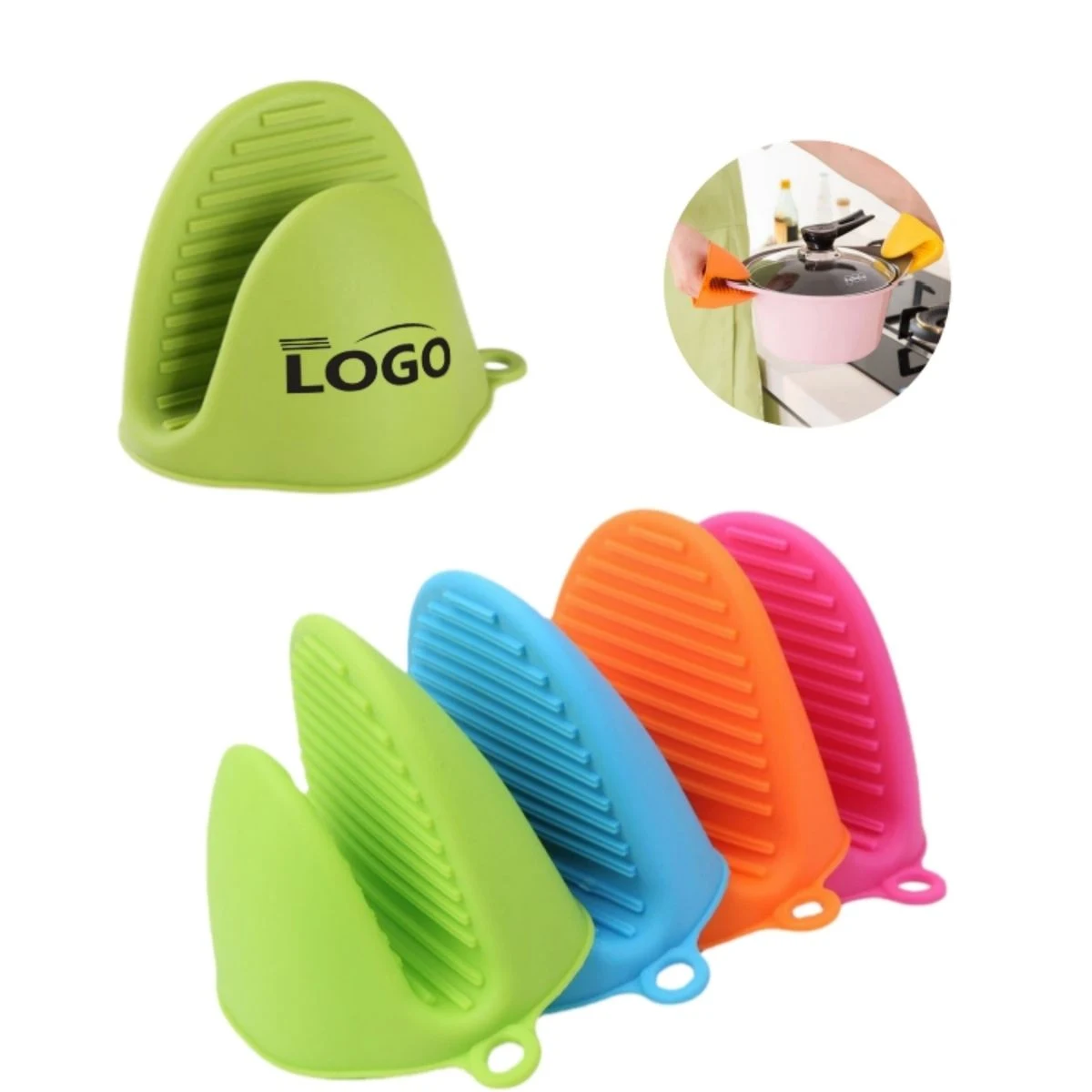 MOQ10 Heat Resistant Silicone Insulated Gloves 1