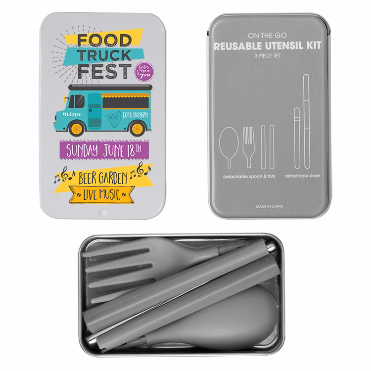 On The Go Reusable Utensil Kit