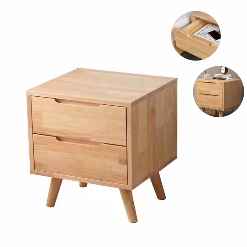 Wood Drawer Nightstand