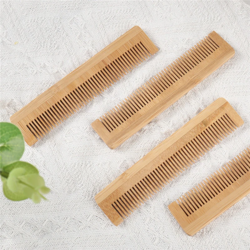 Travel kit hotel natural bamboo anti-static hair combs 1