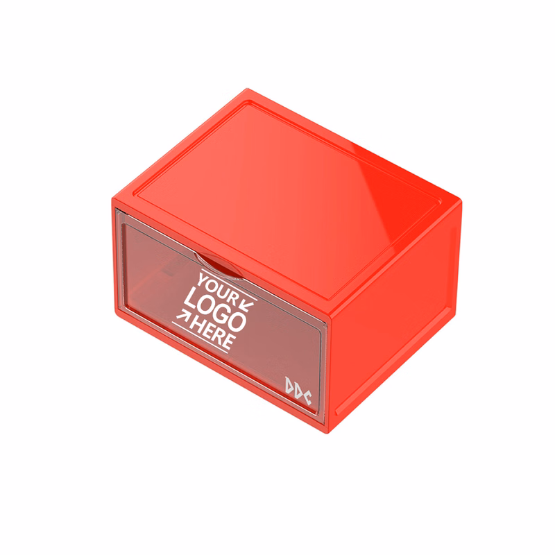 Stackable Plastic Shoe Box with Clear Door
