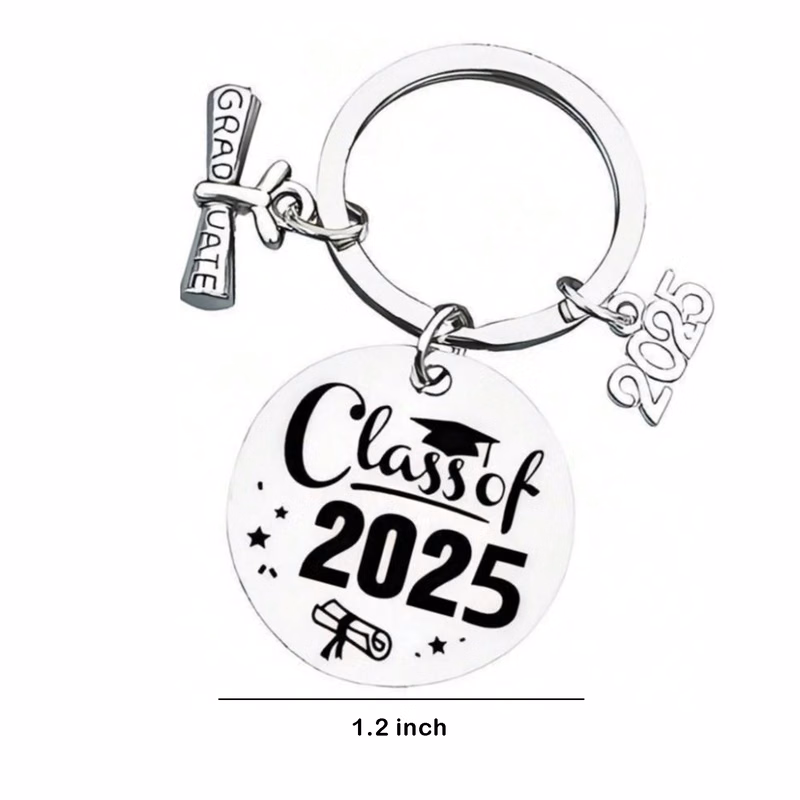 MOQ 50 2025 Graduation Keychain