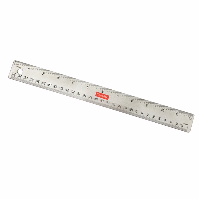 12" Flexible Stainless Steel Ruler