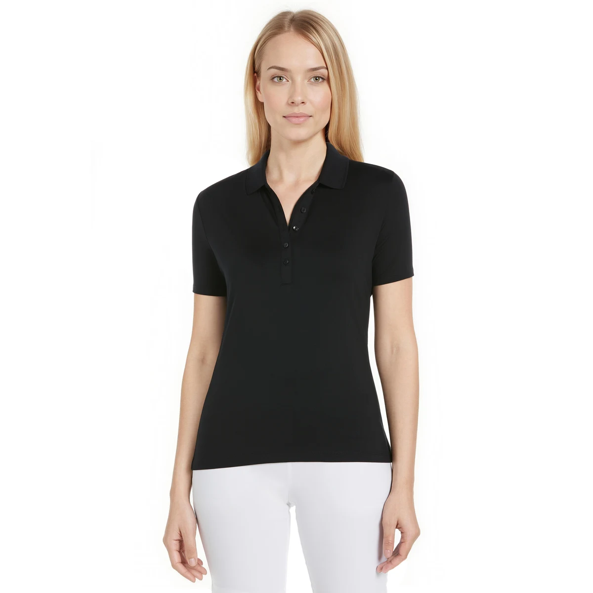 Short Sleeve Opti-Dri Stretch Solid Polo 1