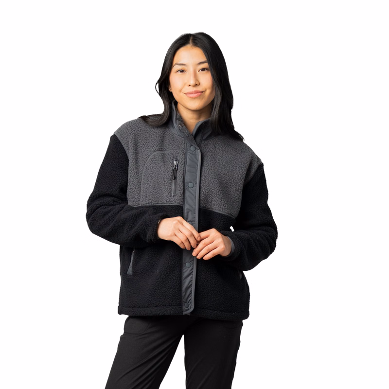 Storm Creek Women's Warm Up Colorblock Sherpa Fleece Jacket