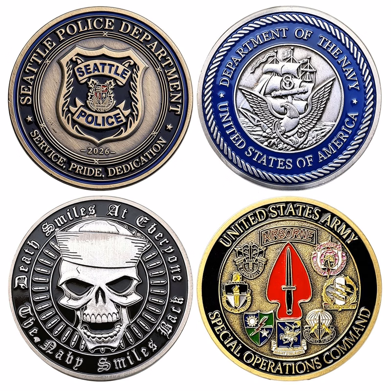 Business Logo Promotional Challenge Coin