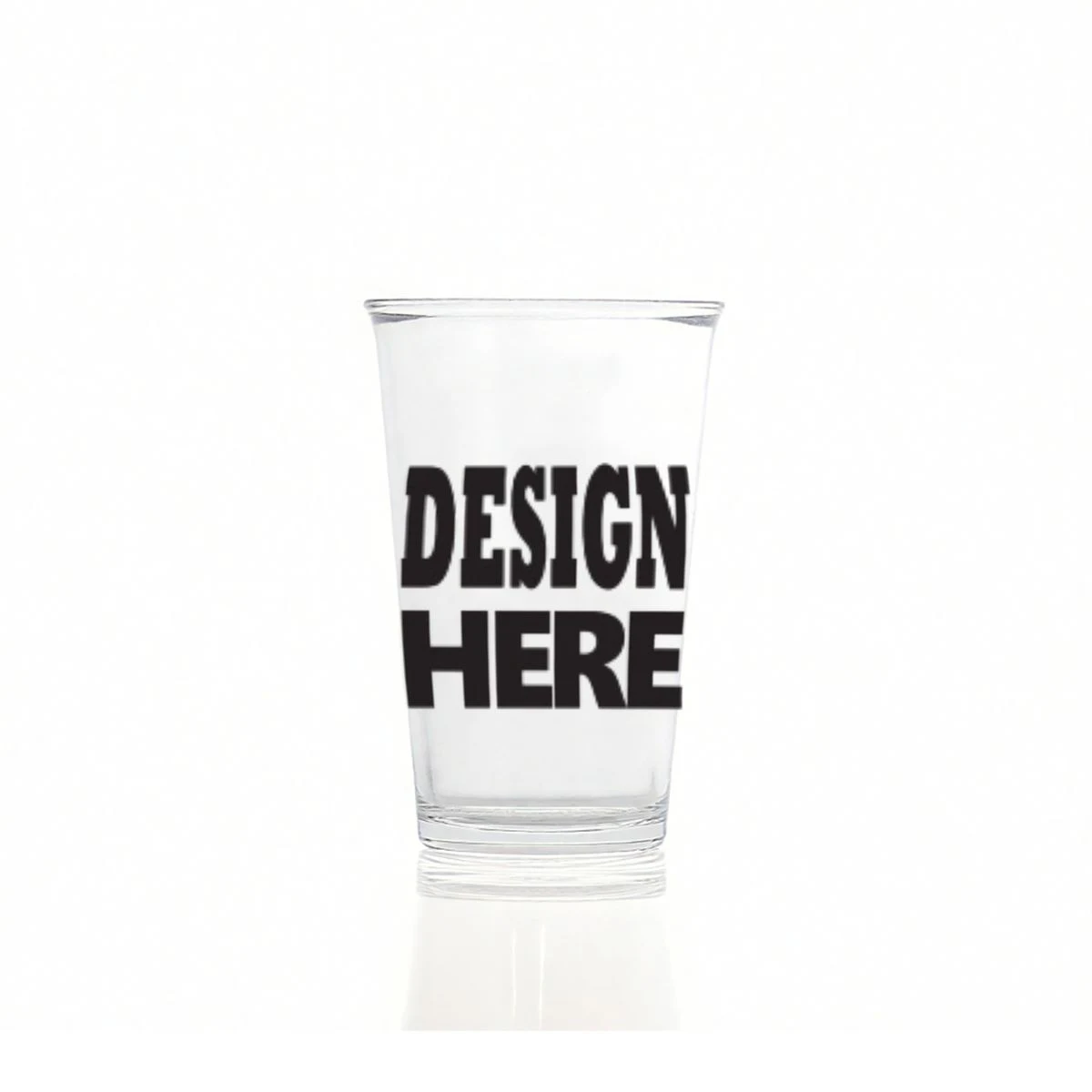 Clear Glass Beverage Tumbler 1